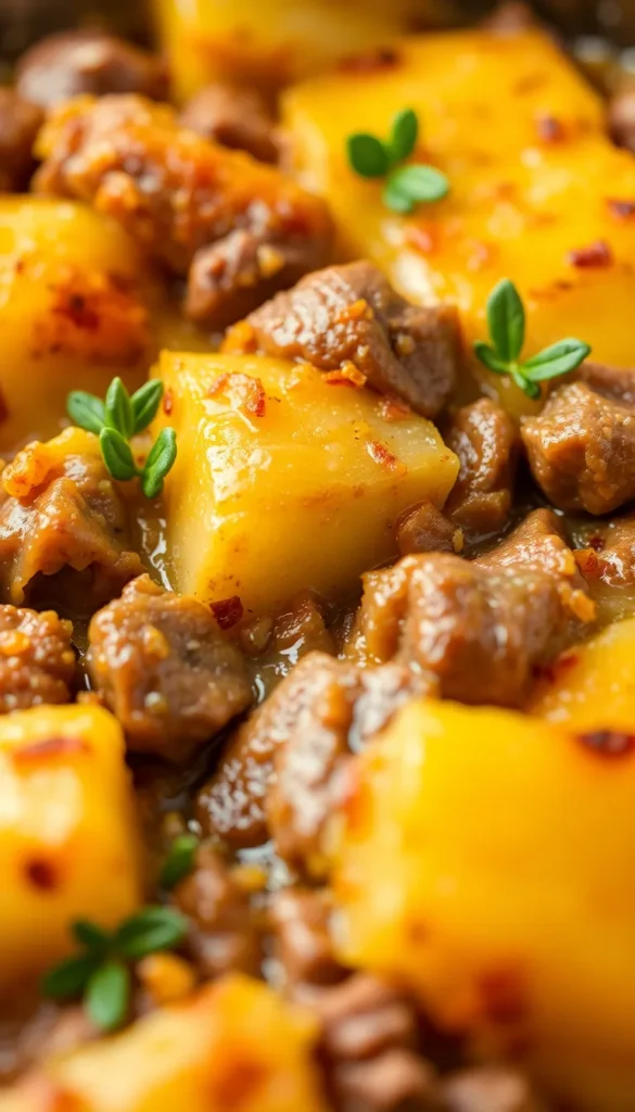 Beef & Potato Casserole