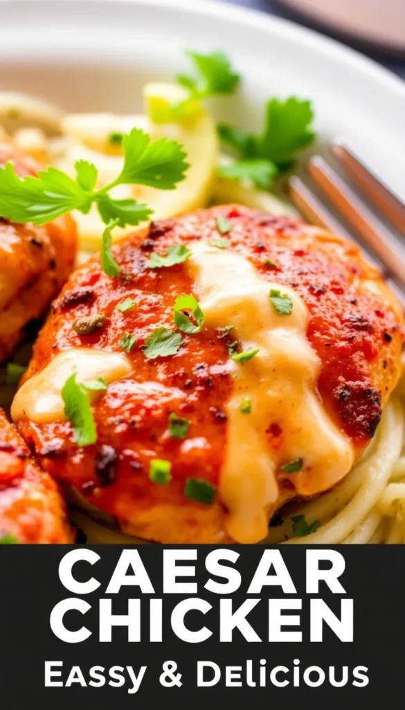 Baked Caesar Chicken