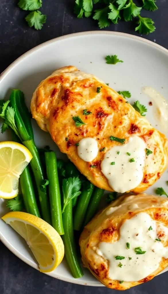 Melt in Your Mouth Caesar Chicken