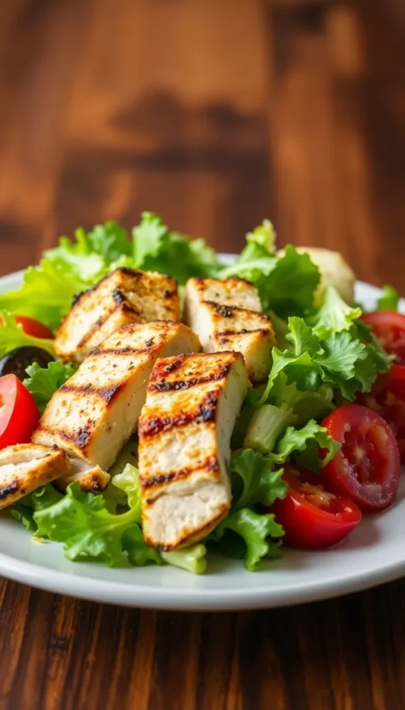 Grilled Chicken Caesar Salad